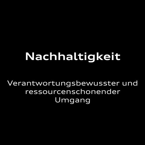 Nachhaltigkeit Nachhaltigkeit